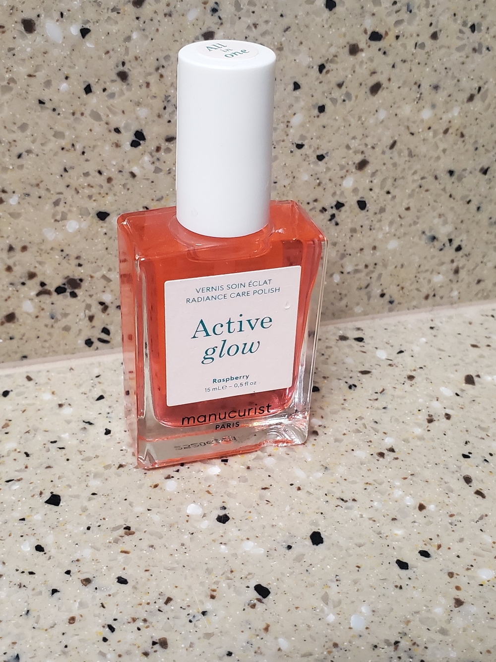 Manicurist Active glow Raspberry Nail Polish